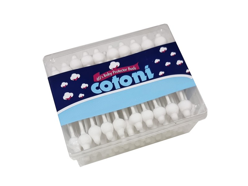 Μπατονέτες Βρεφικές σε θήκη 60τμχ, Cotoni