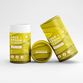 Άλατα μπάνιου EPSOM 350gr Ροδάκινο & Μάνγκο Brand Italia