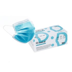 Μπλε Χειρουργική μάσκα BFE?98% Type II - 50 τμχ