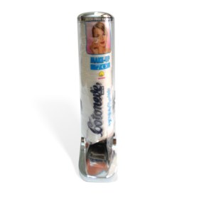 Βαμβάκι σε ροδέλες 70τμχ σε βάζο (dispenser) , Sisma