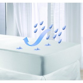 Επίστρωμα βαμβακερό αδιάβροχο 180X200cm, Comfort Nights - 