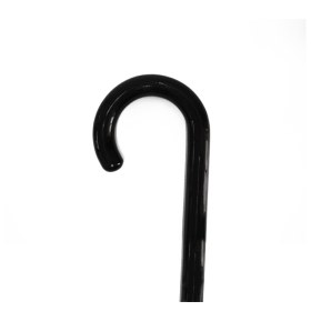 Μπαστούνι με στρόγγυλη λαβή Μαύρο