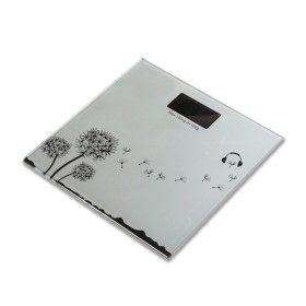 Ηλεκτρονική Ζυγαριά Μπάνιου Γυάλινη με σχέδιο ADS-4953