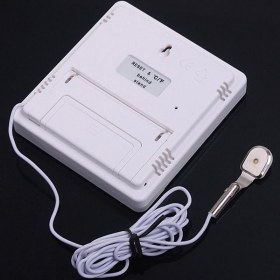 Ρολόι ξυπνητήρι με θερμόμετρο και υγρόμετρο εσωτερικού/εξωτερικού χώρου - HUM HTC-2 - 