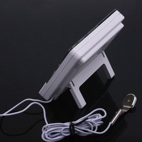 Ρολόι ξυπνητήρι με θερμόμετρο και υγρόμετρο εσωτερικού/εξωτερικού χώρου - HUM HTC-2 - 