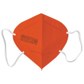 Μάσκα προστασίας FFP2- KN95 με 4 στρώσεις (CE & EN:149:2001) BRAND ITALIA Πορτοκαλί - 