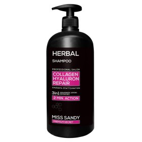 Σαμπουάν herbal collagen-hyaluron, Miss Sandy 750ml