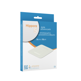 Αποστειρωμένα Αυτοκόλλητα Επιθέματα Hippore 9x10cm 1τμχ