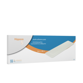 Αποστειρωμένα Αυτοκόλλητα Επιθέματα Hippore 9x30cm 1τμχ