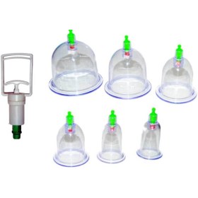 Βεντούζες για παραδοσιακή θεραπεία - Σετ 18 τμχ - 