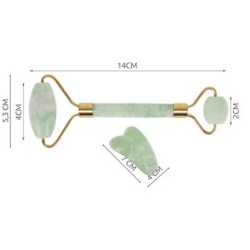 Jade Roller & Gua Sha εργαλείο γλυπτικής προσώπου - 