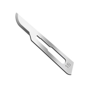 Λεπίδες χειρουργικές αποστειρωμένες μιας χρήσης 100τμχ No15