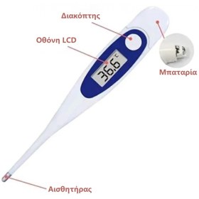 Ηλεκτρονικό θερμόμετρο YOUTUO TDB-1 - 