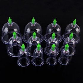 Βεντούζες για παραδοσιακή θεραπεία - Σετ 24 τμχ - 