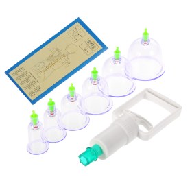 Συσκευή θεραπευτικής αγωγής με βεντούζες 6 τμχ, 19075 - 