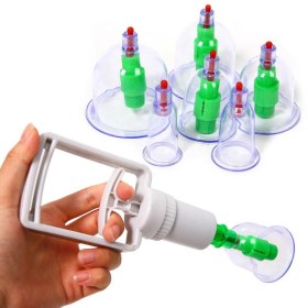 Συσκευή θεραπευτικής αγωγής με βεντούζες 6 τμχ, 19075 - 