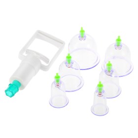 Συσκευή θεραπευτικής αγωγής με βεντούζες 6 τμχ, 19075 - 