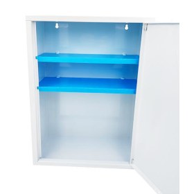 Φαρμακείο τοίχου μεταλλικό, Μεγάλο 46x30x14cm - 