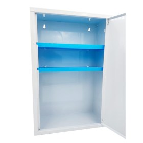 Φαρμακείο τοίχου μεταλλικό, Μεγάλο 46x30x14cm - 