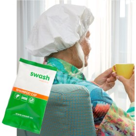 Σκούφος Λουσίματος Κεφαλής Χωρίς Νερό Swash 1τμχ - 